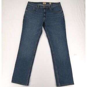RedHead Jeans Mens 35x34 Blue Denim Straight‎ Leg Stretch Bass Pro Shops